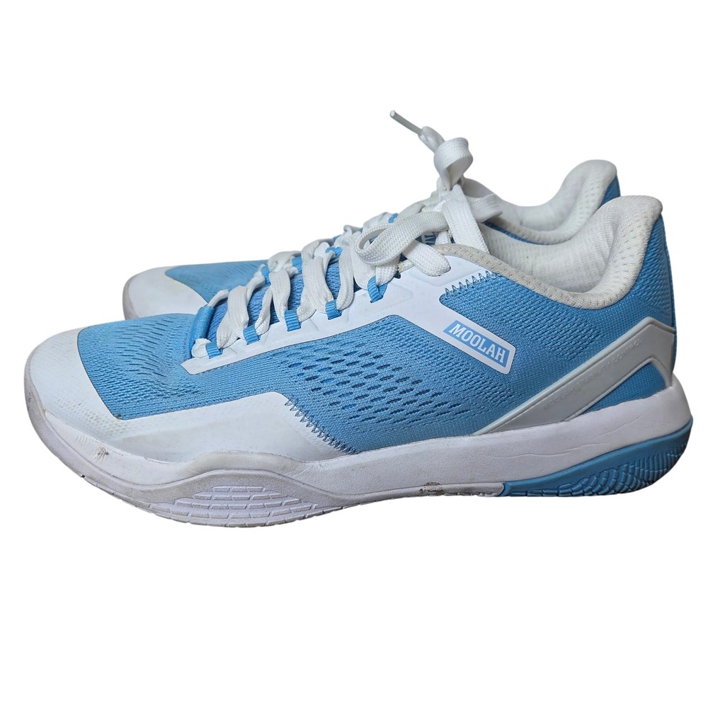 Moolah Neovolt Low Basketball Shoes Womens 9 Blue White Court Sneakers‎
